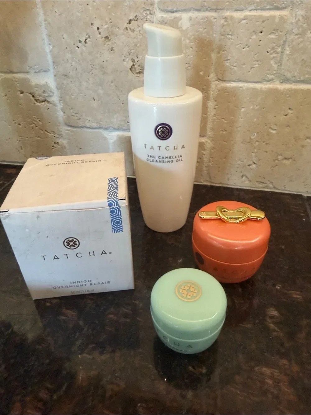 TATCHA - THE CAMELLIA CLEANSING OIL 2-in-1 Makeup Remover & Cleanser Bundle